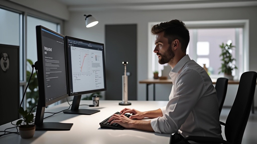 Minimalistický design s neutrálními barvami — černá, bílá a šedá v moderní kancelářské aplikaci