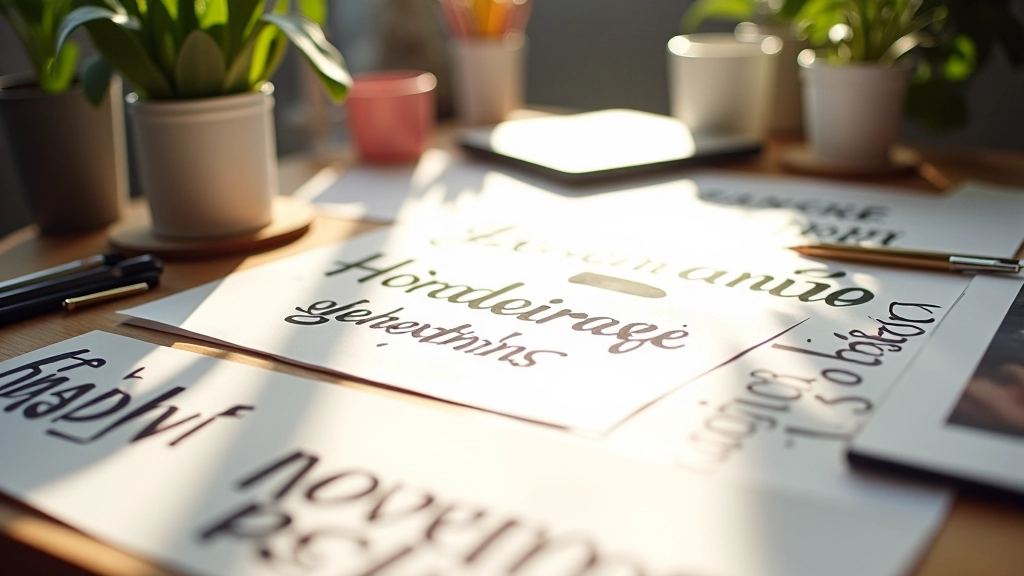Typografické experimenty s různými písmovými rodinama